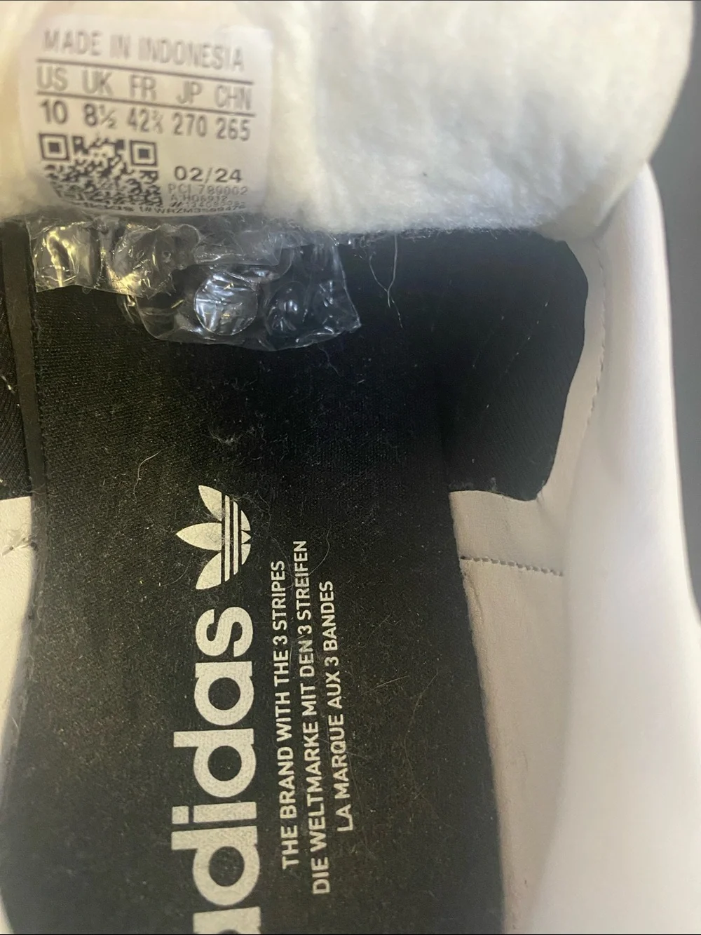 adidas Black and White platform Suede Low-Top Sneakers